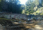 Panorama view of current construction.